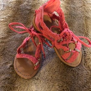 Toddler Cat & Jack Pink Gladiator Sandals
